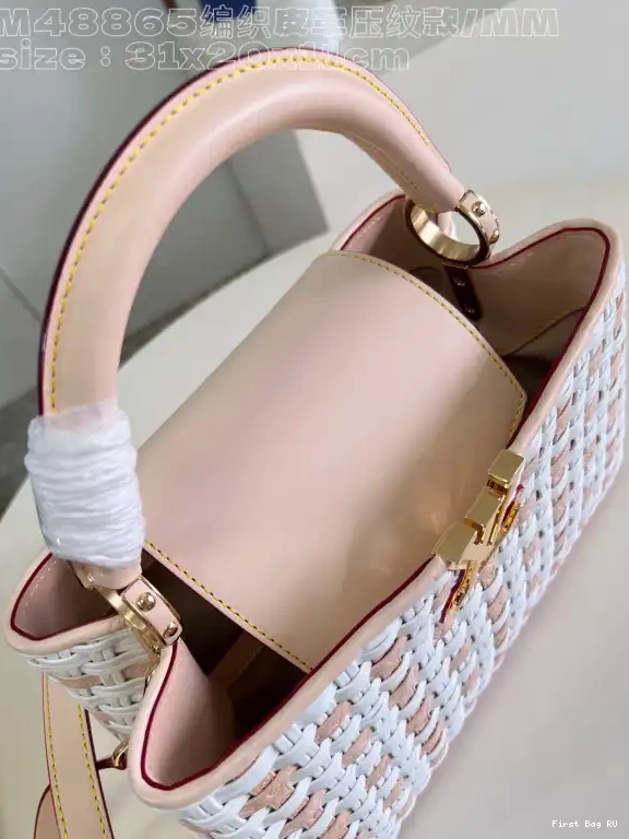 First bags ru reviews VUITTON BB-31.5*20*11CM CAPUCINES LOUIS 0618